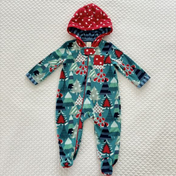 Matilda Jane Other - Matilda Jane Hooded Fleece Onesie, Size 3-6M